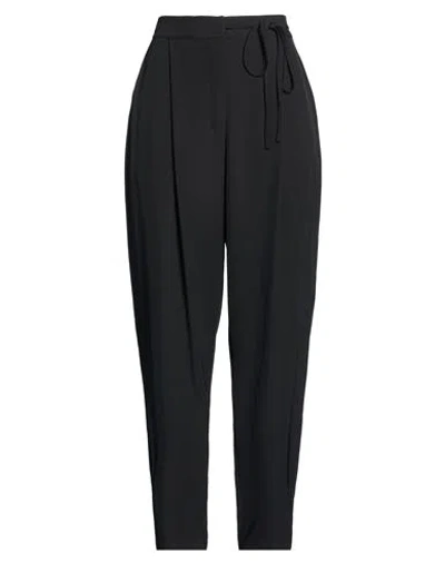 Meimeij Woman Pants Black Size 4 Polyester, Elastane, Acetate