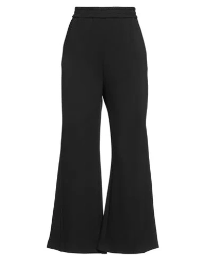 Meimeij Woman Pants Black Size 4 Rayon, Polyester, Elastane
