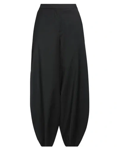 Meimeij Woman Pants Black Size 6 Polyester, Wool, Elastane, Cotton