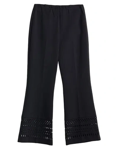Meimeij Woman Pants Black Size 8 Viscose, Polyamide, Elastane