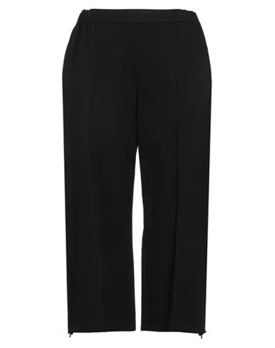 Meimeij Woman Pants Black Size 8 Viscose, Polyamide, Elastane