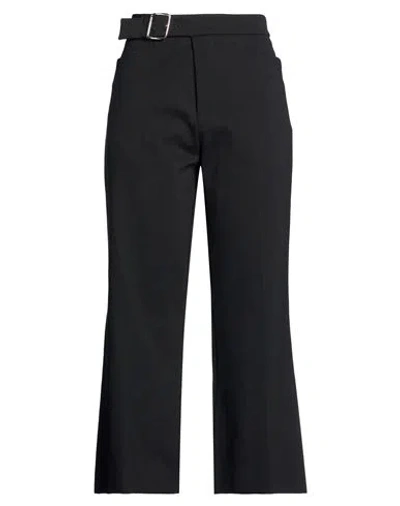 Meimeij Woman Pants Black Size 8 Viscose, Polyamide, Elastane