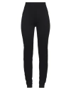 Meimeij Woman Pants Black Size 4 Viscose, Polyamide, Elastane In Black