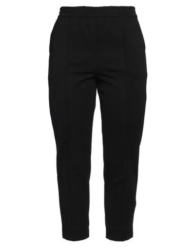 Meimeij Woman Pants Black Size 8 Viscose, Polyamide, Elastane