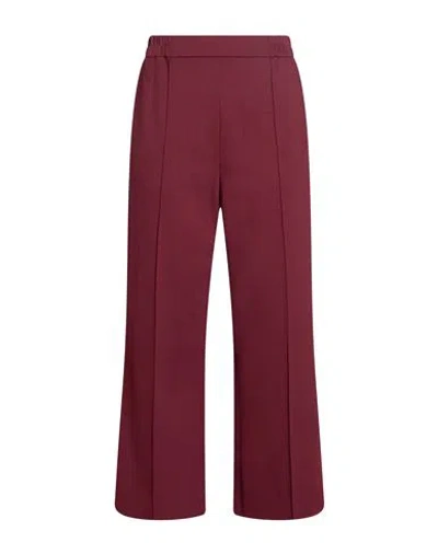 Meimeij Woman Pants Burgundy Size 4 Viscose, Polyamide, Elastane, Acetate