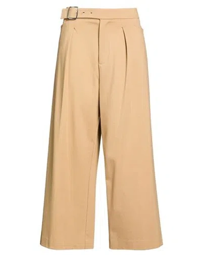 Meimeij Woman Pants Camel Size 2 Viscose, Polyamide, Elastane, Acetate In Brown