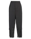 Meimeij Woman Pants Charcoal Size 4 Cotton, Polyamide, Elastane In Grey