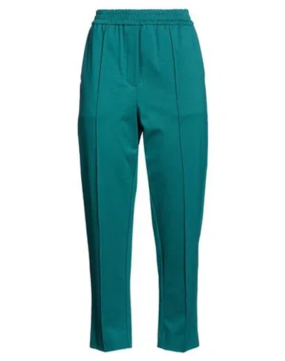 Meimeij Woman Pants Dark Green Size 4 Viscose, Polyamide, Elastane, Acetate