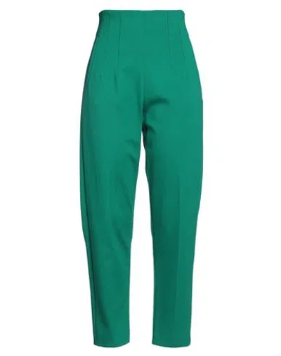 Meimeij Woman Pants Emerald Green Size 4 Viscose, Polyamide, Elastane, Acetate