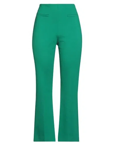 Meimeij Woman Pants Green Size 4 Viscose, Polyamide, Elastane