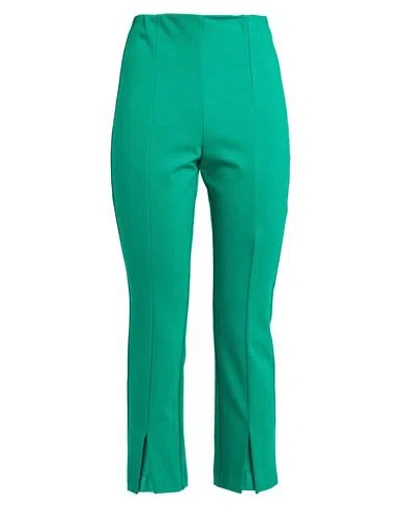 Meimeij Woman Pants Green Size 8 Viscose, Polyamide, Elastane