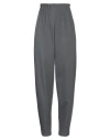 Meimeij Woman Pants Charcoal Size 4 Polyester, Wool, Elastane, Acetate In Grey