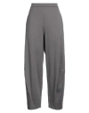 Meimeij Woman Pants Lead Size 4 Viscose, Polyamide, Elastane In Grey