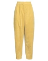 Meimeij Woman Pants Marigold Size 6 Polyester, Polyamide, Elastane, Acetate In Yellow