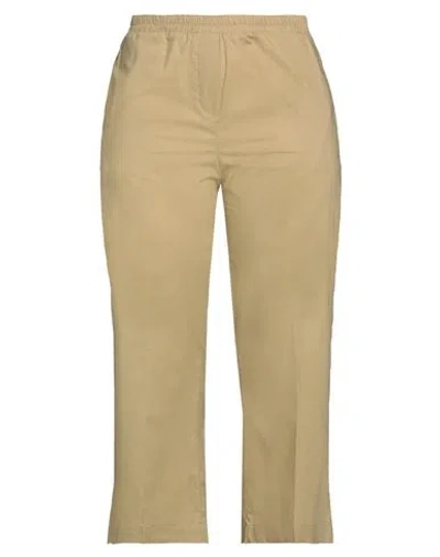 Meimeij Woman Pants Military Green Size 8 Cotton