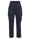 Meimeij Woman Pants Navy Size 4 Cotton, Polyamide, Elastane In Navy Blue