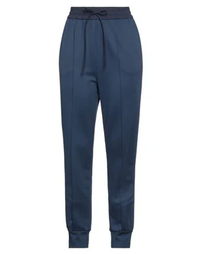 Meimeij Woman Pants Navy Size 6 Viscose, Polyamide, Elastane, Polyester In Navy Blue