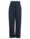 Meimeij Woman Pants Navy Size 0 Viscose, Polyamide, Elastane, Acetate In Blue