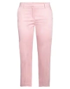 Meimeij Woman Pants Pink Size 10 Cotton, Elastane, Acetate In Pink