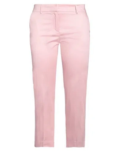 Meimeij Woman Pants Pink Size 10 Cotton, Elastane, Acetate