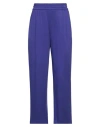 Meimeij Woman Pants Purple Size 6 Viscose, Polyamide, Elastane, Acetate