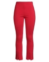Meimeij Woman Pants Red Size 6 Viscose, Elastane In Red