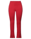 Meimeij Woman Pants Red Size 6 Viscose, Elastane