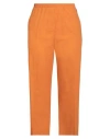 Meimeij Woman Pants Rust Size 10 Cotton In Red