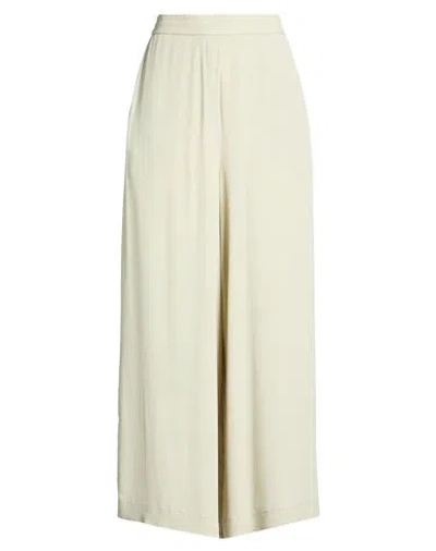 Meimeij Woman Pants Sage Green Size 6 Acetate, Silk In Gold