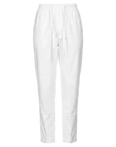 Meimeij Woman Pants White Size 8 Cotton