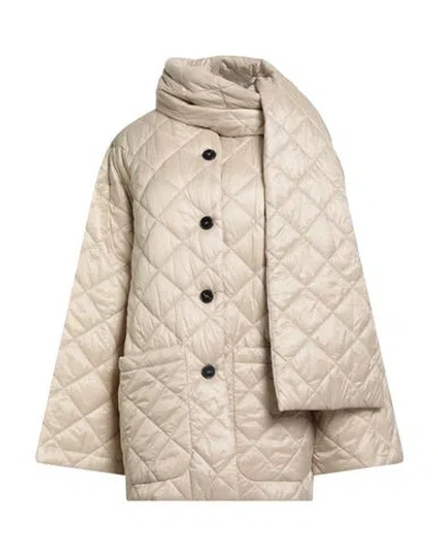 Meimeij Woman Puffer Sand Size 8 Polyester, Polyamide In Neutral
