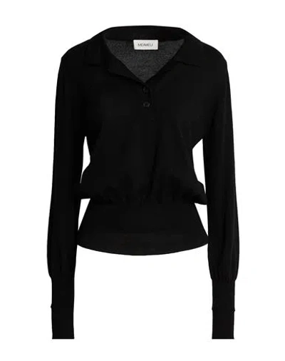 Meimeij Woman Sweater Black Size 6 Virgin Wool