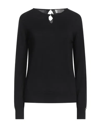Meimeij Woman Sweater Black Size 6 Wool