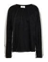 Meimeij Woman Sweater Black Size 8 Wool, Viscose, Polyamide, Cashmere