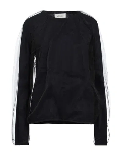 Meimeij Woman Sweater Midnight Blue Size 8 Wool, Viscose, Polyamide, Cashmere