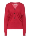 Meimeij Woman Sweater Red Size 4 Wool In Red