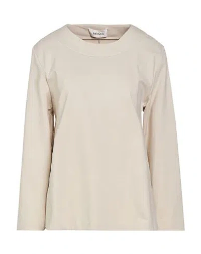 Meimeij Woman Sweatshirt Off White Size 4 Viscose, Polyamide, Elastane