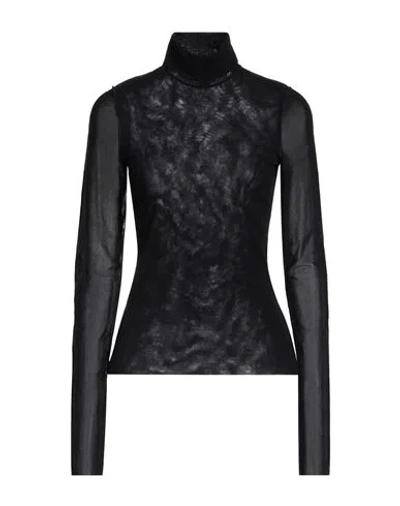 Meimeij Woman T-shirt Black Size 4 Polyamide