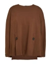 Meimeij Woman T-shirt Brown Size 8 Viscose, Polyamide, Elastane