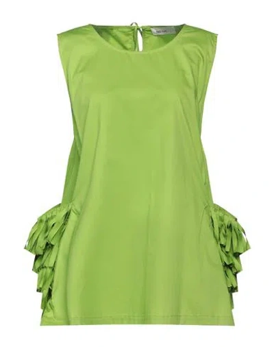 Meimeij Woman Top Acid Green Size 8 Cotton