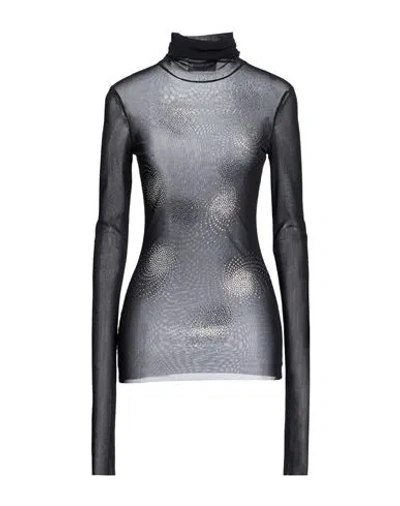 Meimeij Woman Top Black Size 4 Polyamide