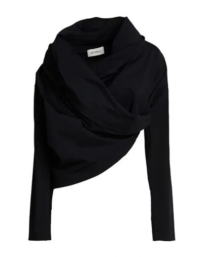 Meimeij Woman Top Black Size 4 Polyamide, Elastane