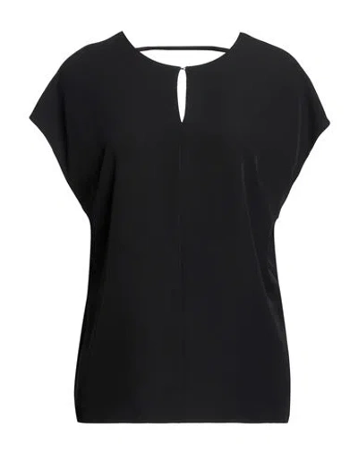 Meimeij Woman Top Black Size 4 Polyester, Elastane