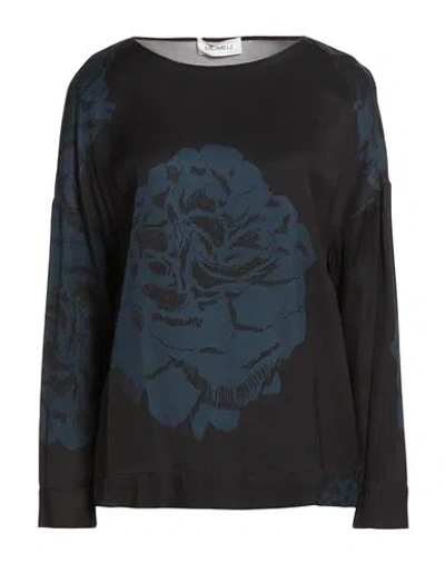 Meimeij Woman Top Black Size 4 Viscose