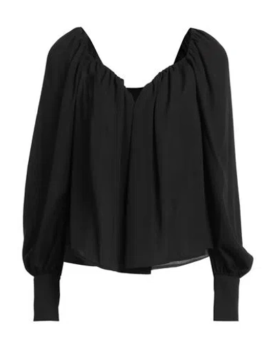 Meimeij Woman Top Black Size 8 Polyester