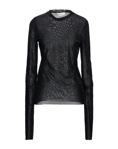 Meimeij Woman Top Black Size 8 Polyester, Elastane