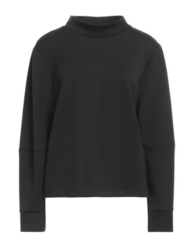 Meimeij Woman T-shirt Black Size 8 Polyester, Elastane