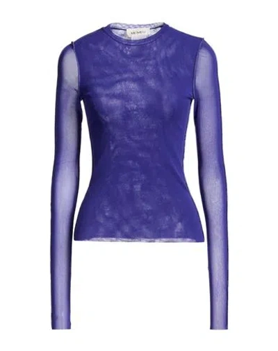 Meimeij Woman Top Bright Blue Size 4 Polyamide