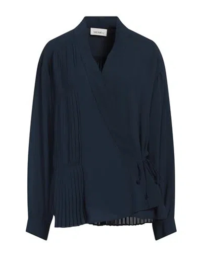 Meimeij Woman Top Midnight Blue Size 10 Polyester