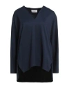 Meimeij Woman Top Midnight Blue Size 10 Viscose, Polyamide, Elastane